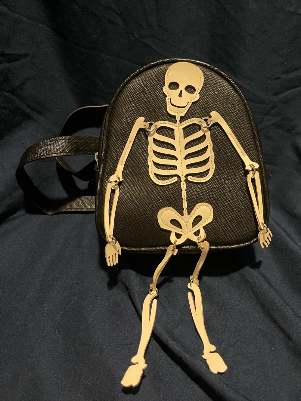 bath & body works skeleton mini backpack